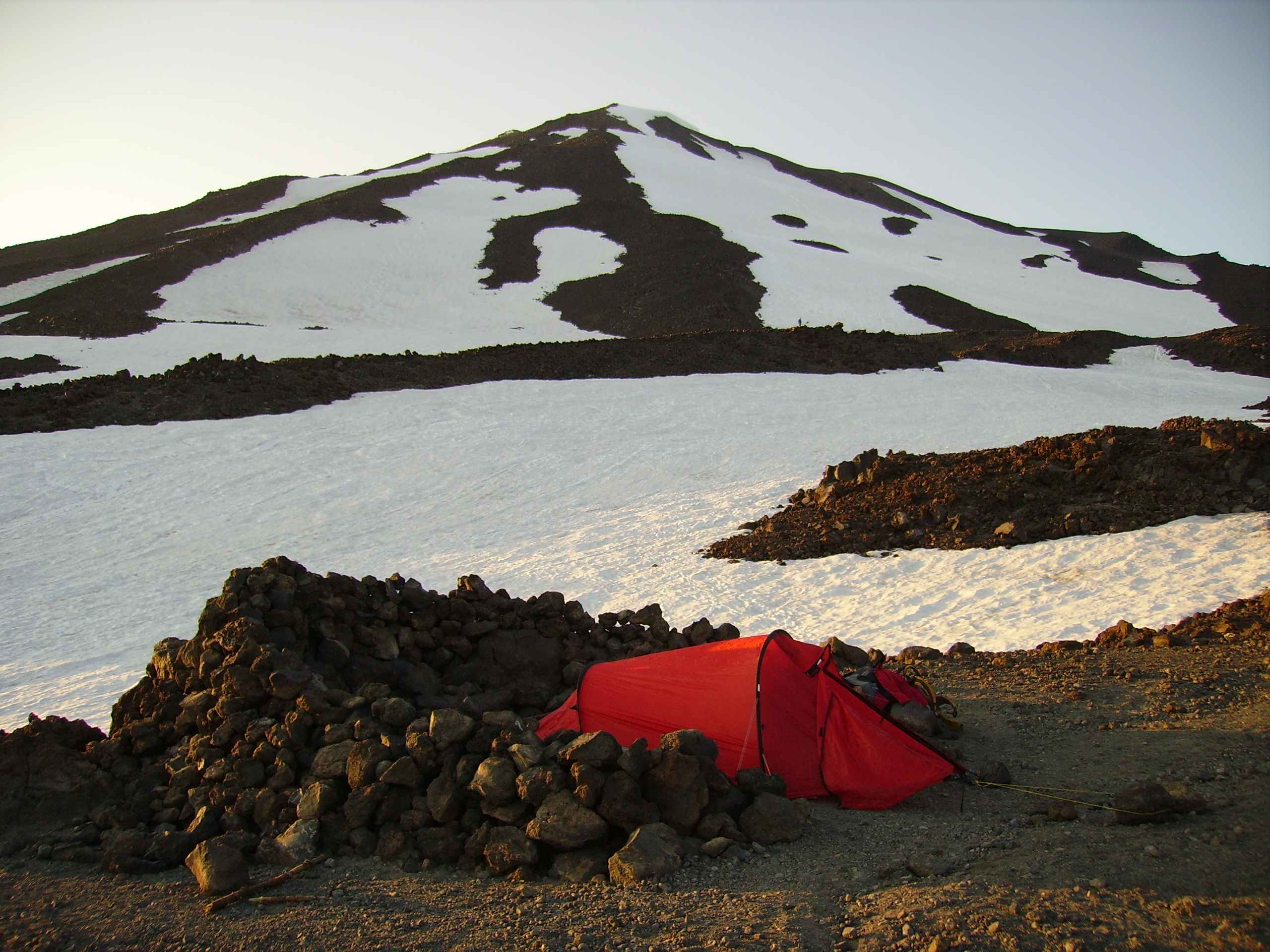 Tent mt adams